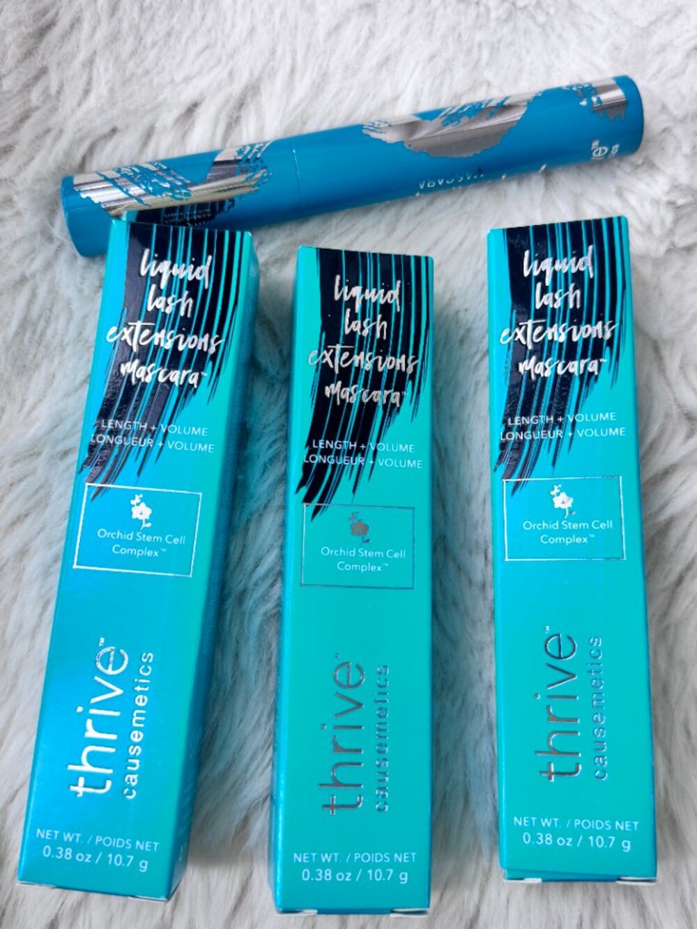 Pack of 3 New Mascara Thrive causemetics Liquid lash